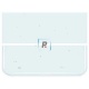 1808 Aqua Blue Transparent Tint 25.5x11cm