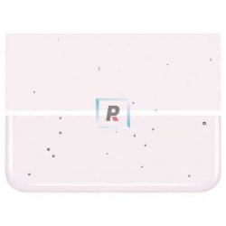 Bullseye Transparente Rosa Erbio 1821 44.5x25.5cm