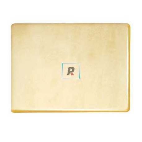 Bullseye Transparente Rojo y Ambar 1857 44.5x51cm