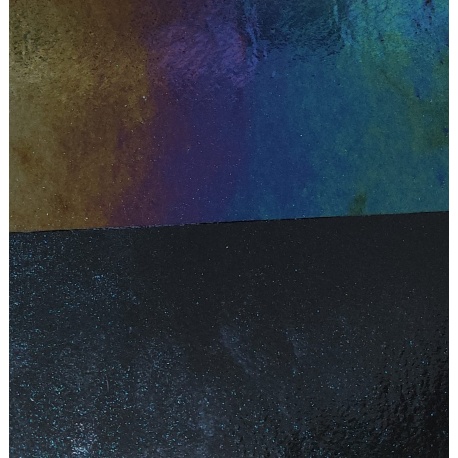 1140 Aventurine Blue Transparent Iridiscent 44.5x51cm