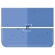 1464 True Blue Transparent 2mm 51x43cm