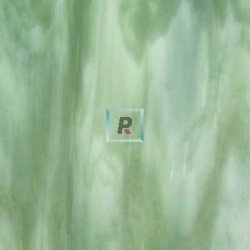 2107 White, Light Green Streaky 89x51cm