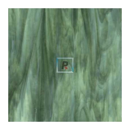 Streaky Menta Opal y Verde Bosque 2112 89x51cm