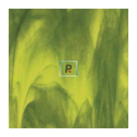 2121 Yellow Opal and Deep Forest Green 44.5x51cm