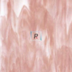 2305 White and Salmon Pink Opal Streaky 44.5x51cm