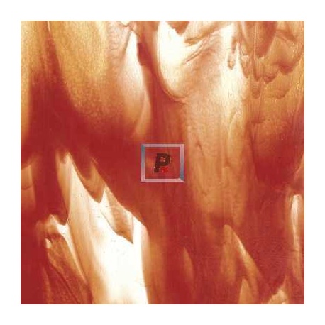 2024 Clear, Red Opal Streaky 22x25.5cm