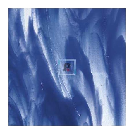 2047 Clear, Deep Cobalt Blue Opal 89x51cm