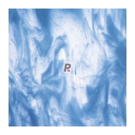 Streaky Incoloro y Azul Egipcio Opal 2064 89x51cm