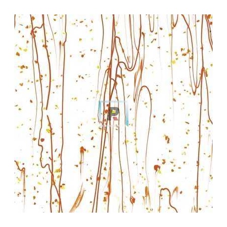 4211 Red, Orange&Yellow Frit Orange 89x51cm