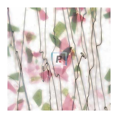 4014 Spring Green & Deep Pink 89x51cm