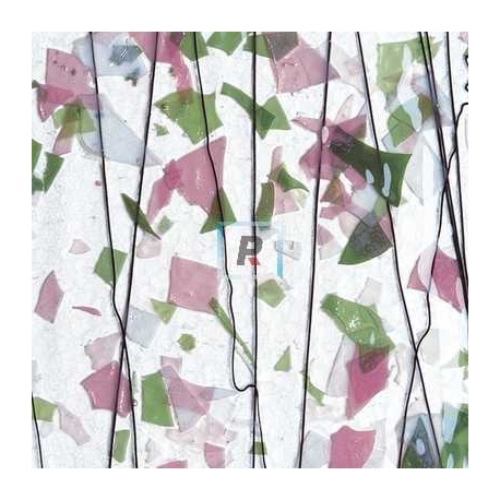 Fracture-Streamer Rosa,Verde y Blanco 4116 25.5x11cm