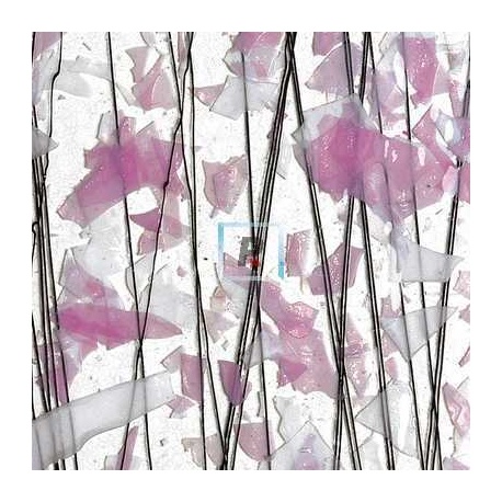 4121 Light Pink & White 89x51cm