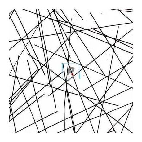 4400 Black Chopstix 89x51cm