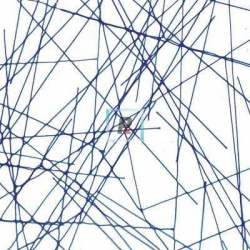 4414 Blue Chopstix 89x51cm