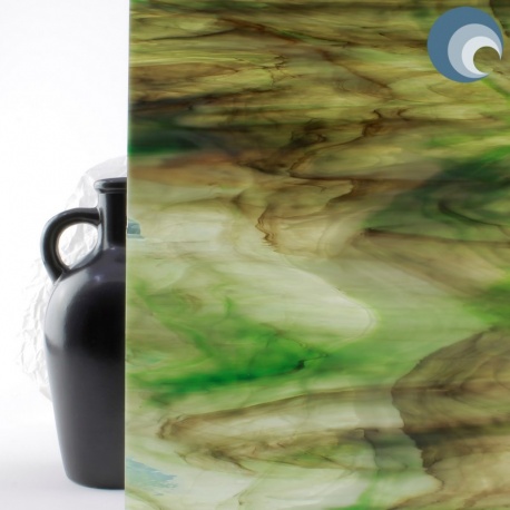 Translucido Verde y Chocolate 6021-86CC-F OCS96 122x61cm