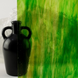 Wissmach Streaky Verde y Ambar 112LL 41x26cm