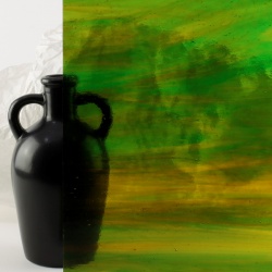 Wissmach 245-LL Streaky Amber, Green and Opal 41x13cm