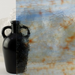 Wissmach Mystic Rojo y Azul Moteado 710-LL Streaky 41x13cm