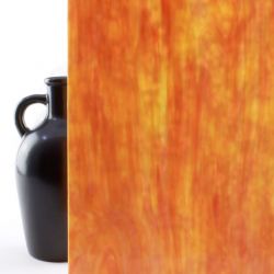 Vidrio Mondoglass Opalescente Naranja 39x24cm