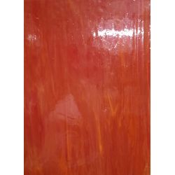 Vidrio Mondoglass Opalescente Naranja 96x78cm