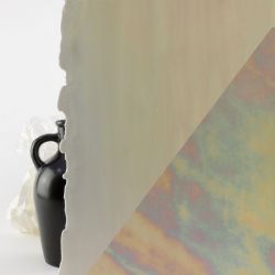 Vidrio Mondoglass Opalescente Blanco Iris 39x24cm
