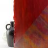 Vidrio Mondoglass Opalescente Rojo Iris 39x24cm