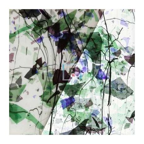 Urobor.11-51-96 Fracture & Streamer 61x61cm
