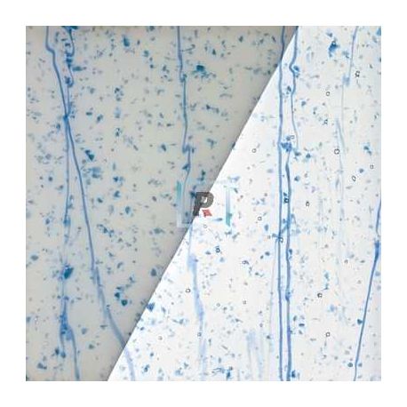 Urob. 13-5333-96 Mardi Gras Dp.Aqua 61x61cm