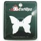 CutUps Mariposa Blanco