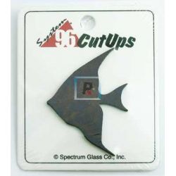 Black Iridescent Fish CutUps