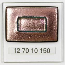 Dicroico S96 Negro 2mm Verde y Rosa 10x5cmtrs.
