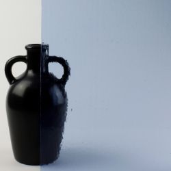 Pale cobalt blue 118DR 82x53cm