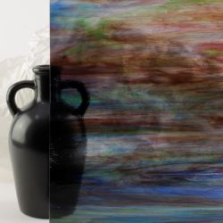 Wissmach Streaky Purpura y Verde 441LL 82x53cm