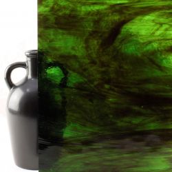 Wissmach Mystic Verde y Ambar Medio 704-LL Streaky 82x53cm
