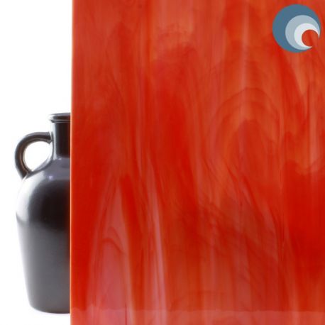 Semitranslucent Orange and Red 675-5S-F OCS96 61x61cm