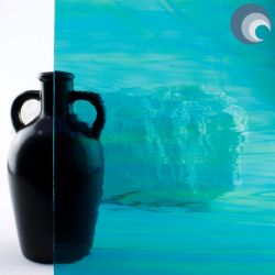 Waterglass Azul Verde Palido 423-1W-F OCS96 30.5x14cm