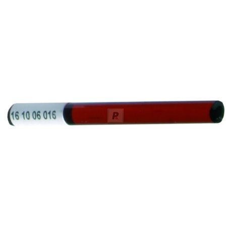 016 Transparent Dark Amber Rod 6mm