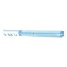 210 Clear/Periwinkle Blue Filigree 6mm