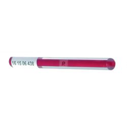 438 Clear/Dark Pink Filigree 6mm
