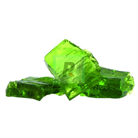 Bloque Transparente Verde Hierba