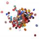 Millefiori Opal Mix 4-5mm 100gr