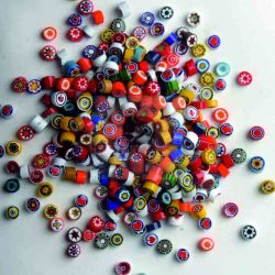 Opal Millefiori Mix 10-12mm.