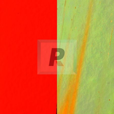 Murano Glass 076 Red 100x65cm
