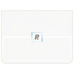 Bullseye Opalescente Blanco 0013 44.5x25.5cm