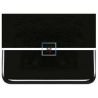 Bullseye Opalescente Negro Stiff 0101 44.5x51cm