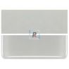Bullseye Opalescente Gris Claro 0132 44.5x25.5cm