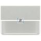 Bullseye 0132 Light Gray Opalescent 25.5x11cm