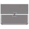 Bullseye Opalescente Gris Deco 0136 de 2mm 43x25.5cm