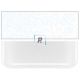 Bullseye Opalescente Blanco Translucido 0243 de 2mm 51x43cm
