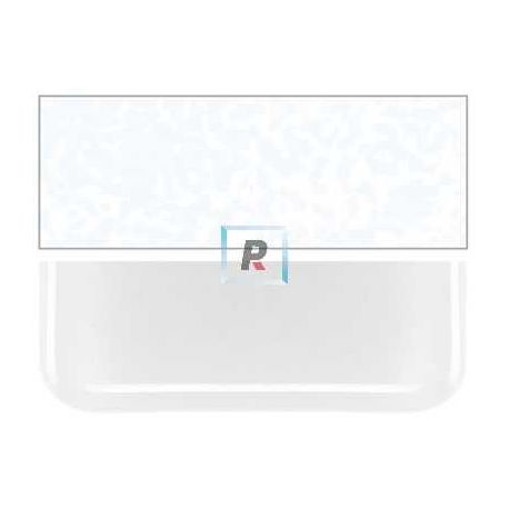 Bullseye Opalescente Blanco Translucido 0243 de 2mm 51x43cm